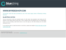 Tablet Screenshot of myrideshop.com